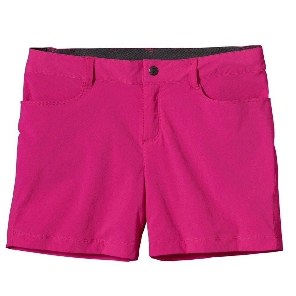Patagonia Quandary Hiking Shorts Womens 8 Pink 5 Inch Inseam Outdoor Performance
